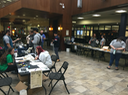 Darwin Day activity booth on the UT-Tyler campus