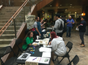 Darwin Day activity booth on the UT-Tyler campus